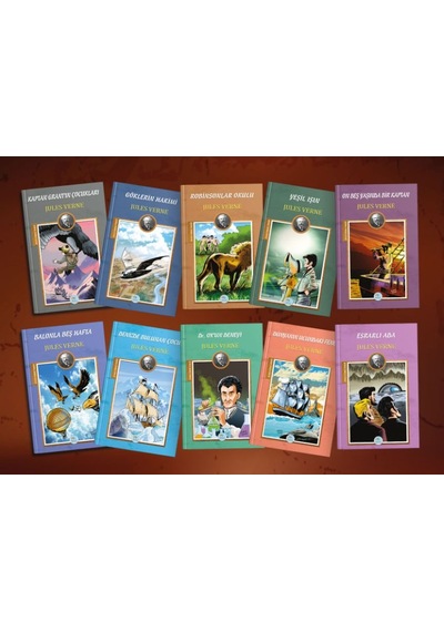 Jules Verne Serisi 10 Set - Ybve-664633