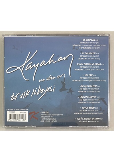 Kayahan Ne Oldu Can Bir Aşk Hikayesi Cd Orjinal Dönem Baskı