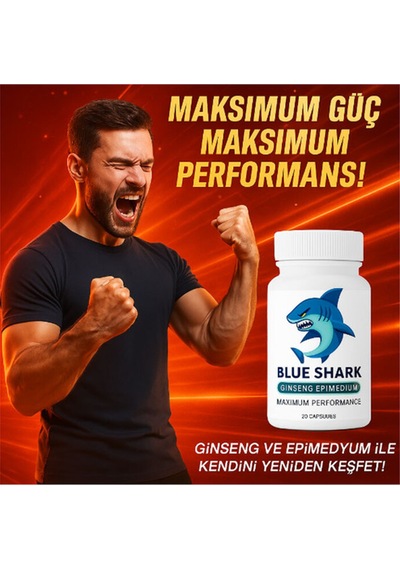Blue Shark Ginseng&epimedium Erkekler İçin Destekleyici 20'li X 2 Adet + Kayganlaştırıcıyla Blue Shark Ginseng&epimedium Erkekler İçin Destekleyici 20'li X 2 Adet + Kayganlaştırıcıyla