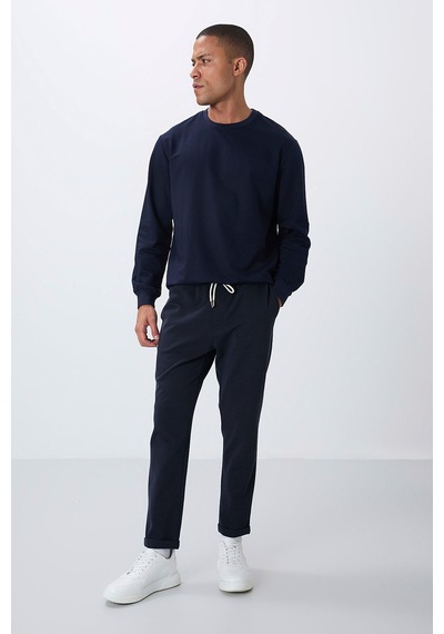 Tommy Life Parlament Yüzeyi Dokulu Standart Fit Erkek Eşofman Alt - 82154