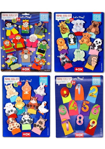 4 Set - 40 Parça Tox Masal Kahramanları. Rakamlar. Evcil ve Vahşi
