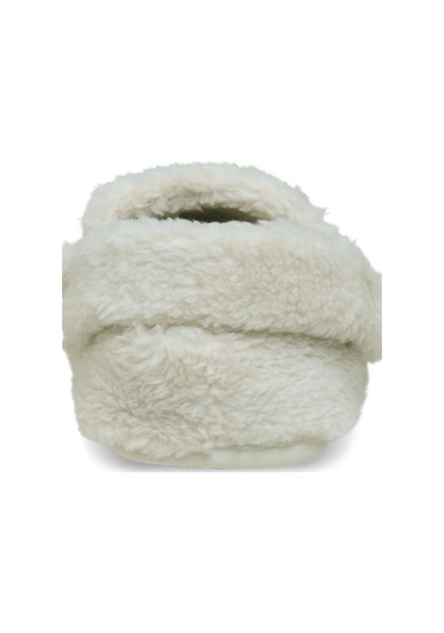 Crocs Classic Cozzzy Slipper Unisex Terlik 209386-160 Stucco Beyaz