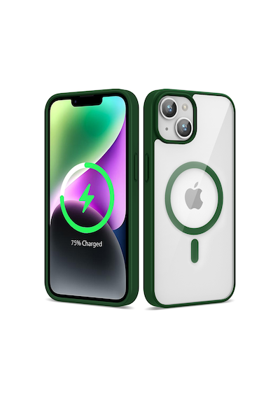 Apple iPhone Uyumlu 14 Kılıf Kenarlar İnce Arka Kısım Magsafe Kamera Yükseltili Silikon Pazarplus Açık Mavi
