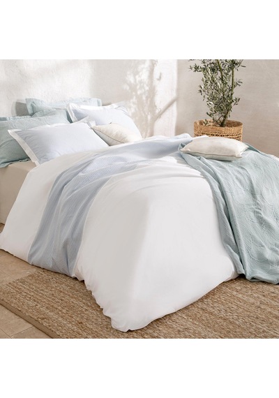 Aletta %100 Pamuk King Size Nevresim Seti 230x220 Cm Beyaz