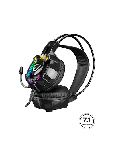 Rampage Styles USB 7.1 Version RGB Oyuncu Mikrofonlu Kulaklık