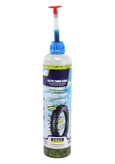 Ugr Lastik Sıvısı İç Lastik Ve Tubeless Uyumlu Partikül Etkili 500 Ml Çok Renkli
