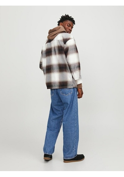 Jack & Jones Jack Jones Jared Check Overshırt Erkek Gömlek 12246825 001
