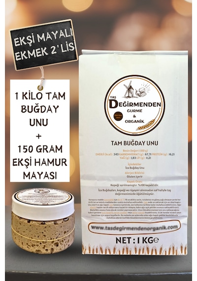 Tam Buğday Unu - Siyez Ekşi Hamur Mayası