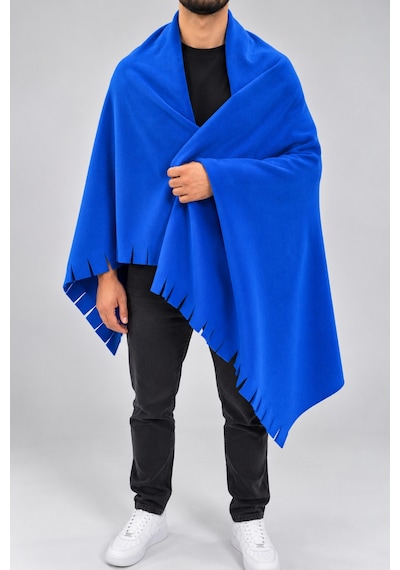 Parshey Polar Şal 70x170 Cm Unisex Sıcak Tutan Yumuşak Kenar Püsküllü Çok Renkli