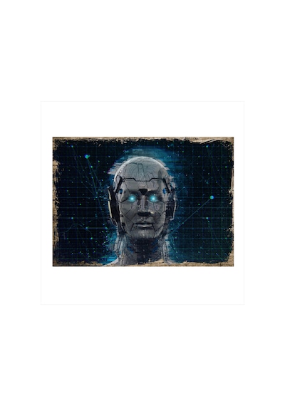 Bedeko Robot Ve Yapay Zeka Art Mdf Poster 35 Cm X 50 Cm