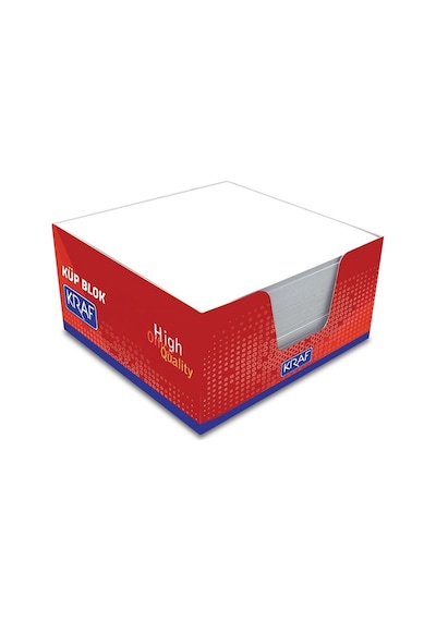Kraf 116G Küp Blok Beyaz 9X9 Cm