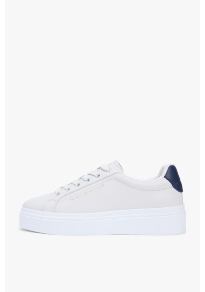 Tommy Hilfiger Th Chic Cupsole Kadın Bej Platform Taban Sneaker-13411 Bej