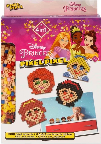 4in1nessiworld Princess Pixel Pixel Boncuk Aktivite Ve Oyuncak Seti