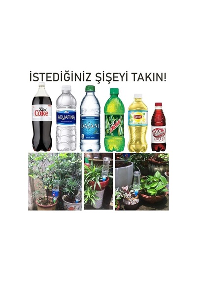 Tr Çiçek Damlama Sulama Şişe Aparat 18 Li Set, 719678
