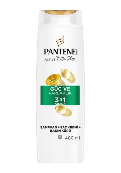 Pantene Güç Ve Parlaklık 3ü1 Arada Şampuan 400 Ml