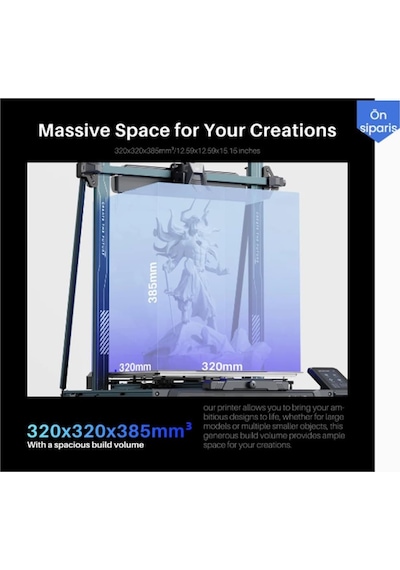 Elegoo Neptune 4 Plus 3D  Yazıcı