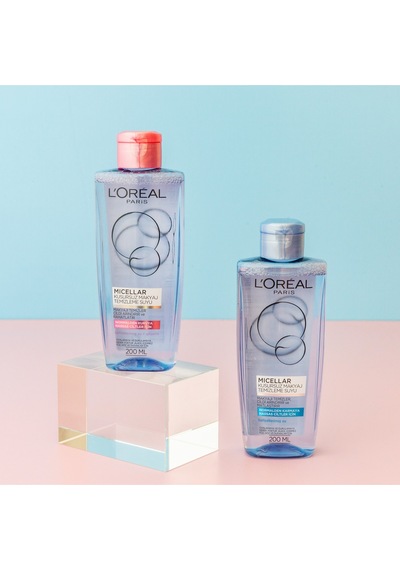 L'Oreal Paris Micellar Normalden Karmaya Hassas Ciltler için Kusursuz Makyaj Temizleme Suyu 200 ML