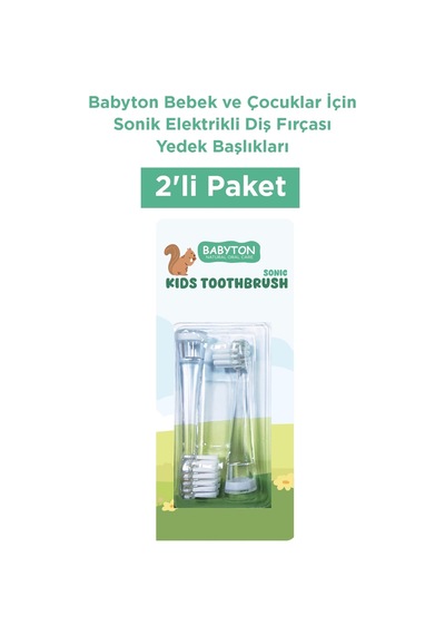 Sonik Pilli Diş Fırçası 2'li Yedek Başlık