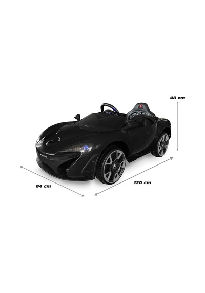Quantum Gt Siyah Uzaktan Kumandalı 4x2 12 Volt Akülü Araba - Rc Mclaren Akülü Araba Çok Renkli