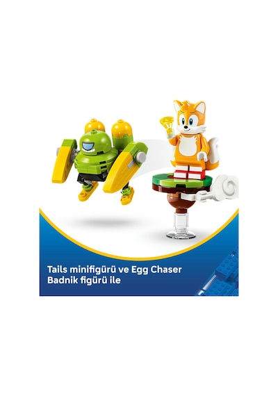 LEGO® Sonic the Hedgehog™ Tails’in Tornado-1 Uçağı 76991 - 8 Yaş Üzeri Çocuklar için Figür İçeren Oyuncak Yapım Seti (310 Parça)