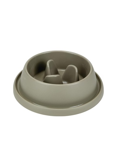 Köpek Yavaş Besleme Mama Kabı, Bambu, Kahve, 31,5cm, 2l