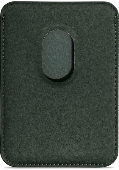 Lunex Premium Süet Magsafe Kartlık Forest Green Apple Uyumlu iPhone 13 Mini Forest Green