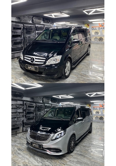 Mercedes V Klass Vito Viano 2006-2015 Uyumlu 2023 Maybach Yükseltme Dönüşüm Body Kit Seti-hazır Stok