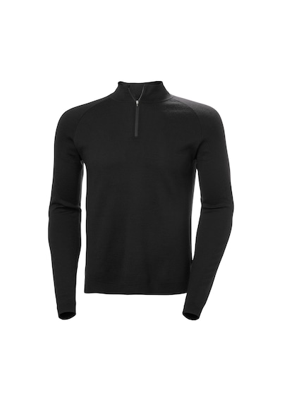 Helly Hansen Lıfa Merıno Knıtevo 1/2 Zıp Termal İçlik Siyah