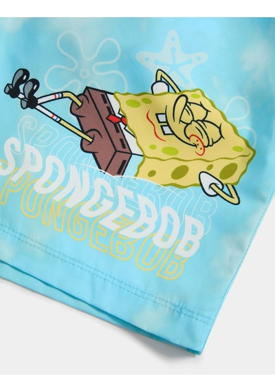 Marks & Spencer Spongebob Squarepants Mayo Şortu 6 16 Yaş Mavi