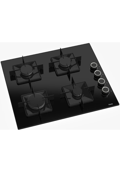 Ferre Flowart Serisi Siyah Ankastre Set SS205 - QBL63CS - D080