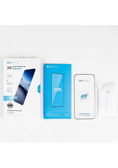 Özel Seri Ekran Koruma Cep Telefonu Mobil Aksesuar 3 D Curved İphone 17 Uyumlu Temperli Kavisli Cam