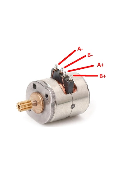 Micro Step Motor 8X9,2Mm - Dc 3V 0.5 A