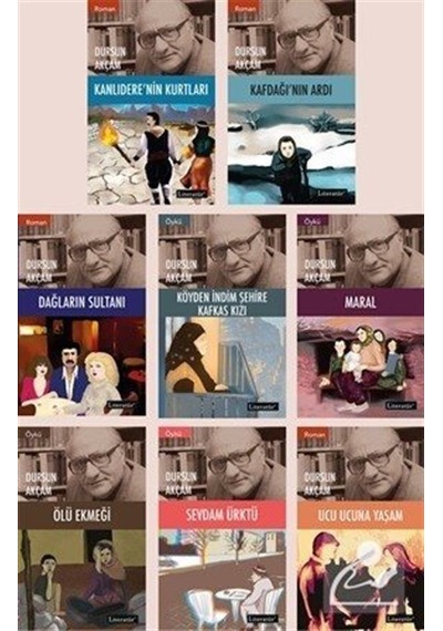 Mercankitap Dursun Akçam Kitaplığı Seti 8 Kitaptakım / Dursun Akçam