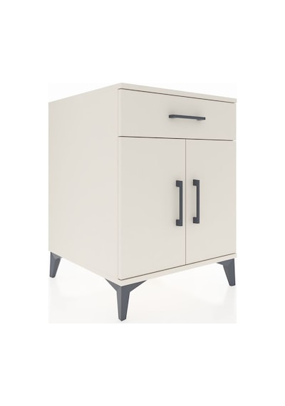 Kronos Komodin Tek Raflı Tek Çekmeceli 2 Kapaklı 60x59x80 Aytaşı-aytaşı Aytası