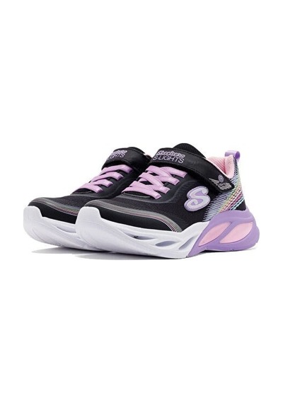 Skechers Cosmıc Glow Raınbow Beam Çocuk Günlük Işıklı Ayakkabı 303709l-bkmt Siyah Renkli