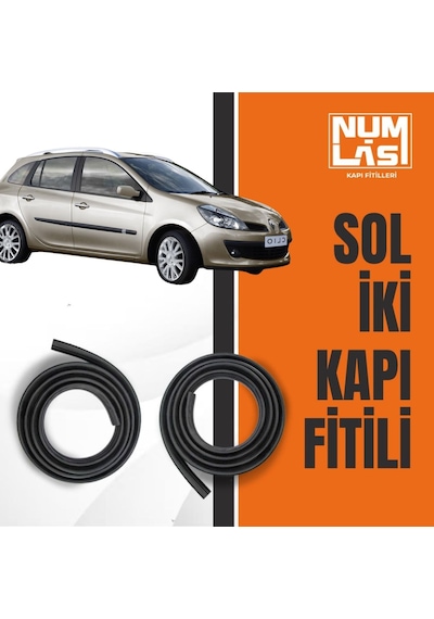 Renault Clio 3 Station Wagon Sol Ön Ve Arka Kapı Fitili-a Kalite-numlas-nm7217