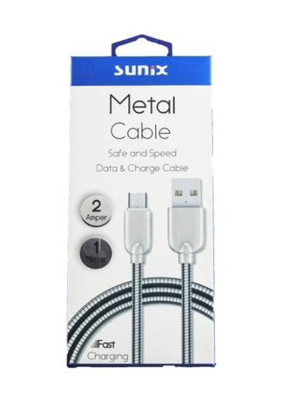 Sunix Sc-14 Type-C Telefon Şarj Data Metal Kabl 1M