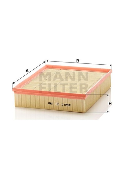 MANN C30198 HAVA FİLTRESİ CHEROKEE 4X4 08- / NITRO 07- 2.8 CRD