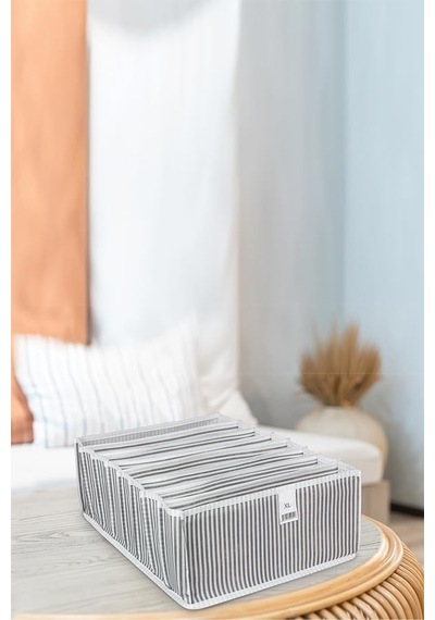 Tr Akordiyon Çekmece İçi Düzenleyici Organizer 5 Adet Gri, X Large Diğer