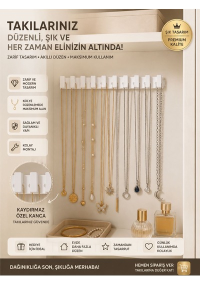 Kolye Askısı 3 Adet