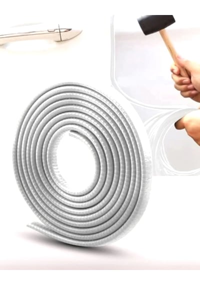 Oto Araç Kapı Koruma Fitili 5metre Beyaz Renk Çarpma Çizilme Önleyici Fitil