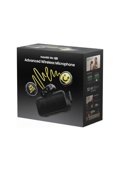 Mic Pro Mikrofon Iki Kişilik 2 Yıl Insta360 Türkiye li