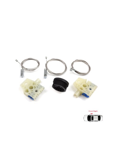 Ön Sağ Cam Kriko Seti Vw Golf 6 A6 5k1 Aj5 2008-20014 5-kapı İçin