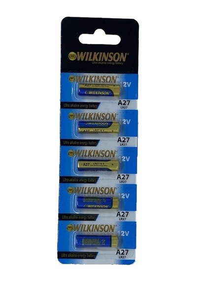 Tedar Wilkinson 27a Mn27 12v Alkalin Pil Kepenk Anahtar Pili Beşli Paket Najmaddin