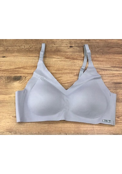 Umt Best Bra 420 Lazer Dikişsiz Balensiz Pedli İz Bırakmaz Yumuşak Dokulu Sütyen Gri