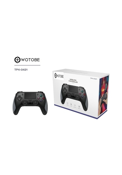 Tp4-0421 Ps4 6 Eksen Yönlü Dual Titreşimli Bluetooth Ergonomik Oyun Kolu