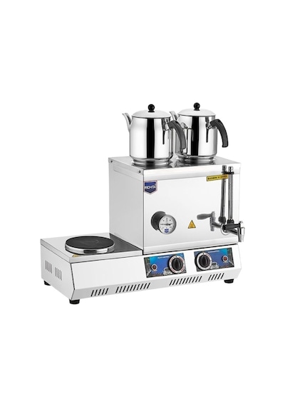 Remta 30 Model Çift Demlikli Elektrikli Çay Kazanı -23 Lt.+Demlik