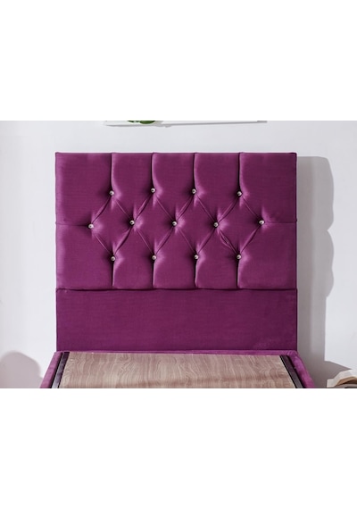 Nironyatak Niron Violet Yatak Seti 80X200 Cm Tek Kişilik Yatak Baza Başlık T