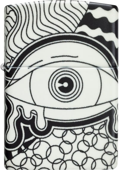 Zippo 49193 Psychedelic Eye Design Çakmak Çok Renkli