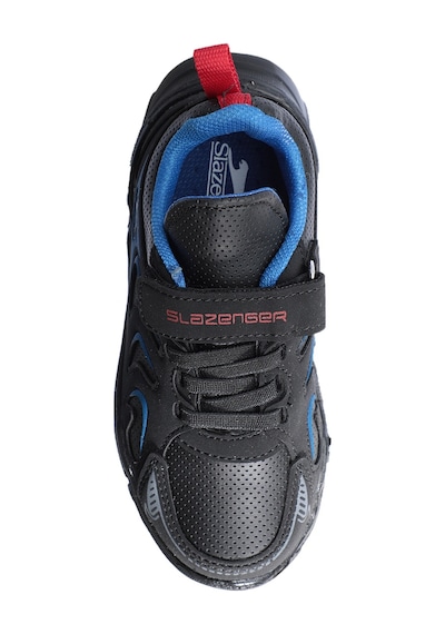 Slazenger KANEVA I Çocuk Cırt Cırtlı Siyah / Siyah Sneaker